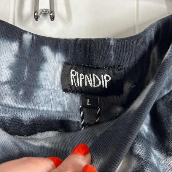 NEW Rip n Dip Tie Dye Cat Face Joggers Large - Picture 9 of 10